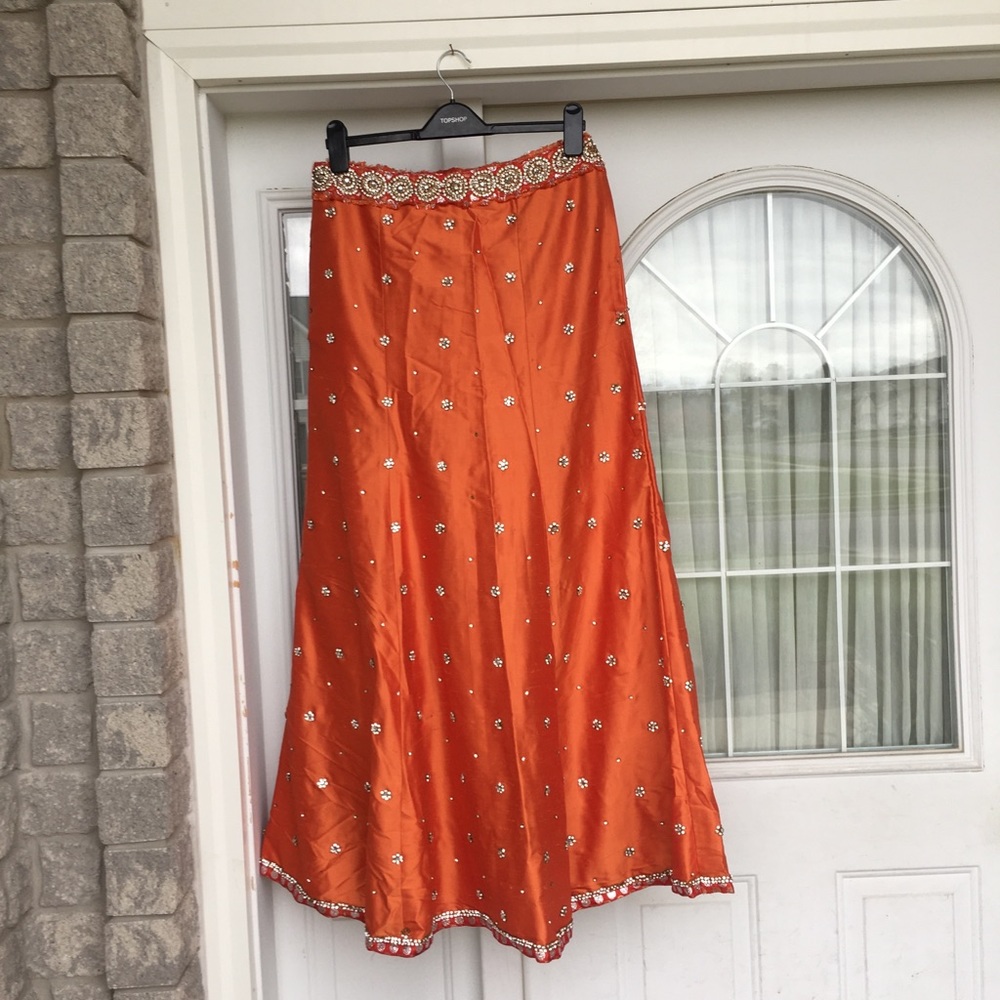 Corset Length - Red/Orange - Reception - Wedding - Picture 8 of 8